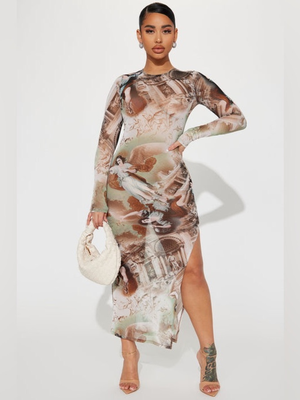 Fashion Nova Brooklyn Mini Dress in Sage , sz S , nwt!